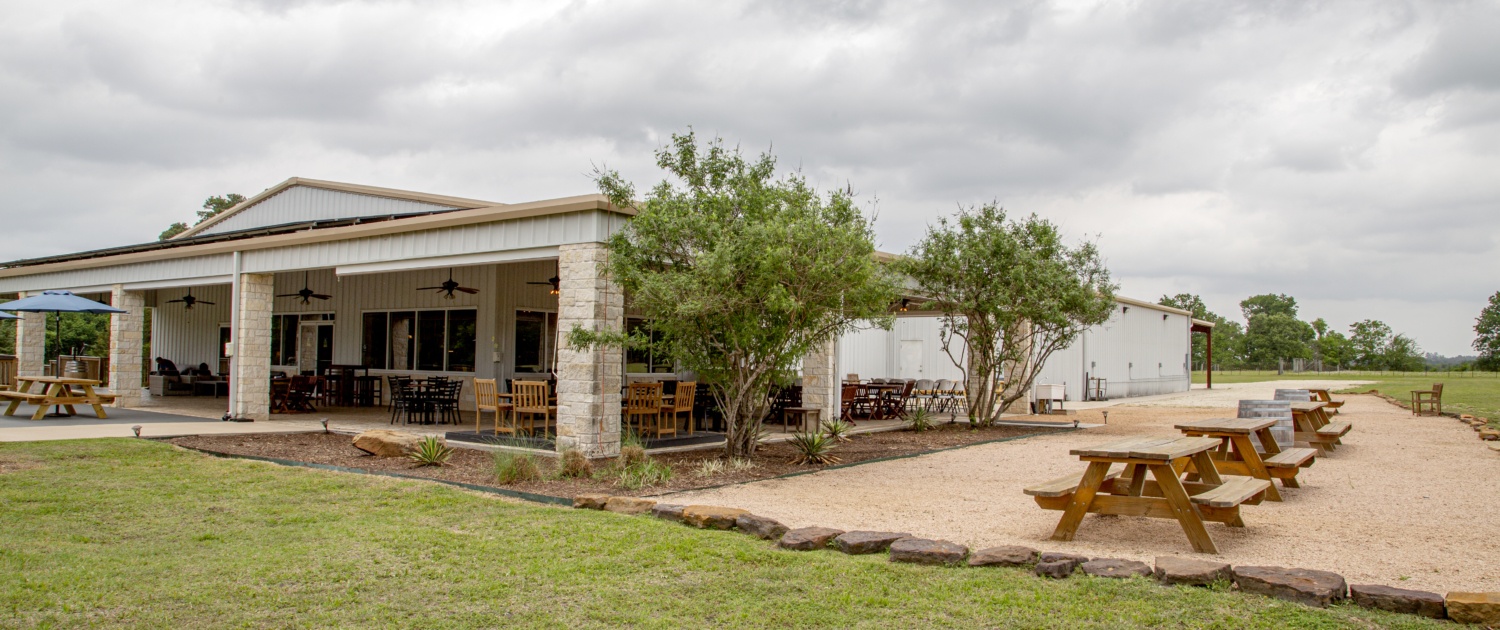 West Sandy Creek Winery seating area