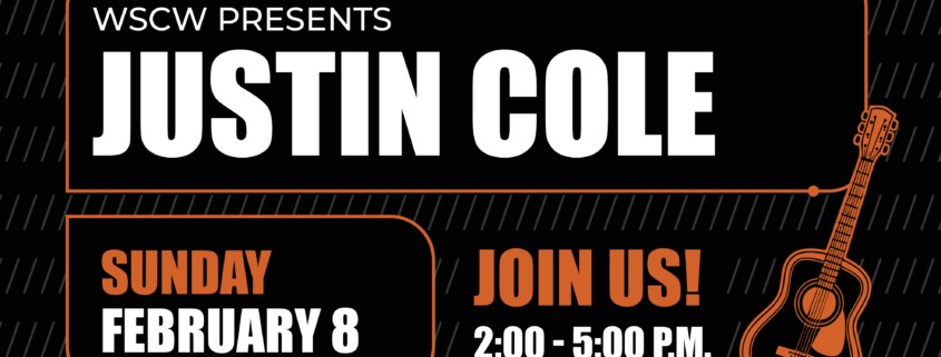 Justin Cole Live Music Event Sunday February 8th at West Sandy Creek Winery