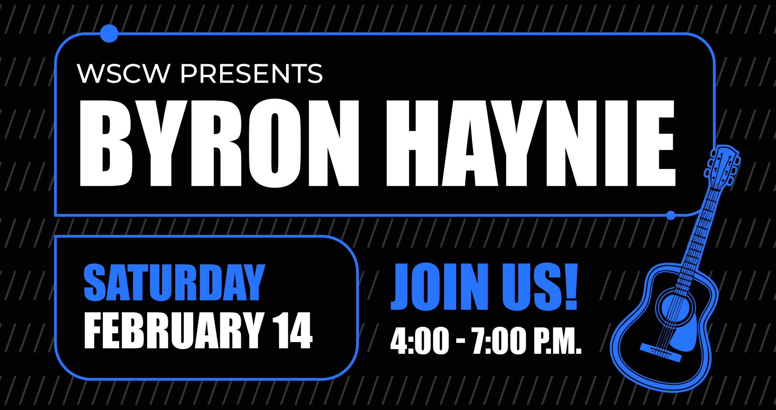 Byron Hayne Live Music Event Saturday February 14th at West Sandy Creek Winery