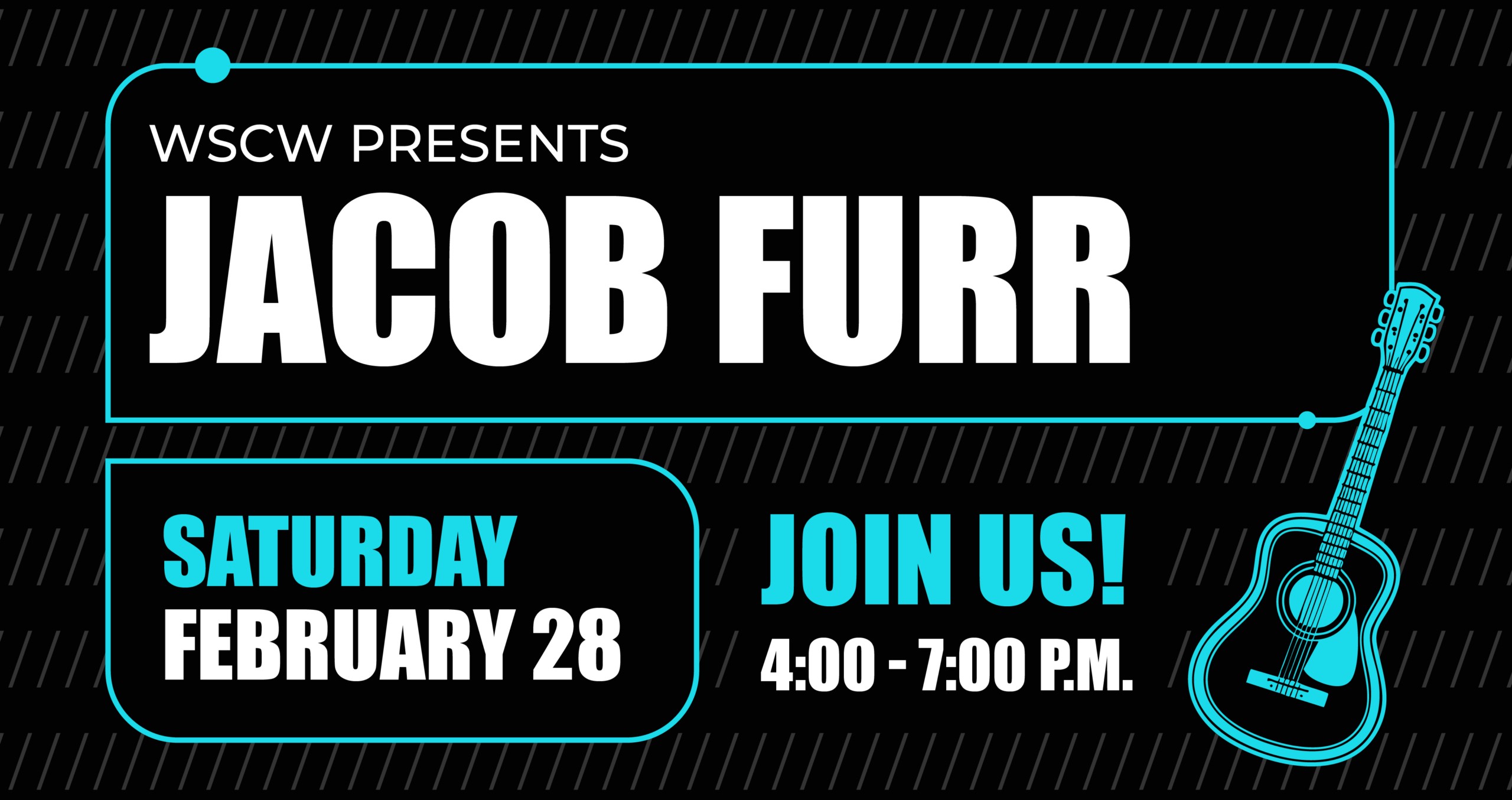 Jacob Furr Live Music Event Saturday February 28th at West Sandy Creek Winery