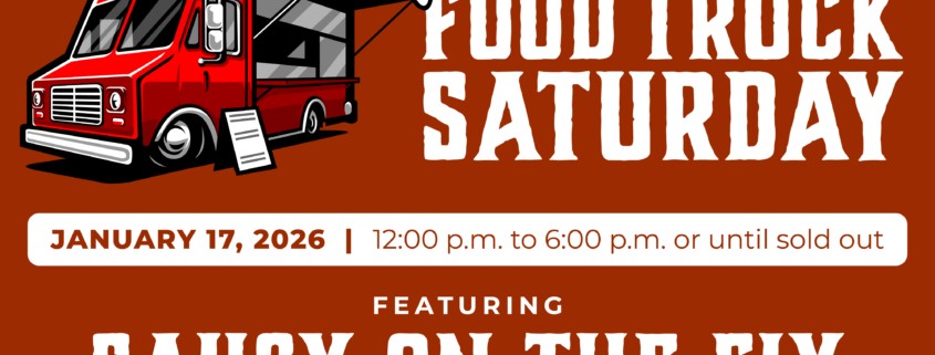 Food Truck Saturday Event featuring Saucy on the Fly at West Sandy Creek Winery