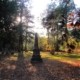 Image of the Martha Chapel Cemetery in the fall